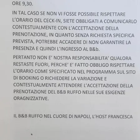 Bed & Breakfast Ruffo Nel Cuore Di
